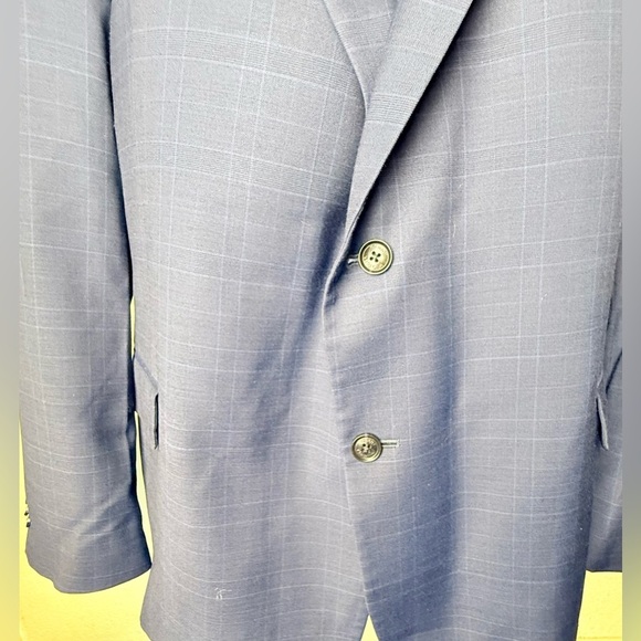 Tommy Hilfiger Blue Plaid Suit - Picture 3 of 9